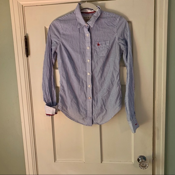 Blue and White button down - Picture 4 of 4